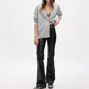 NWOT GAP Faux Leather 70s Flare